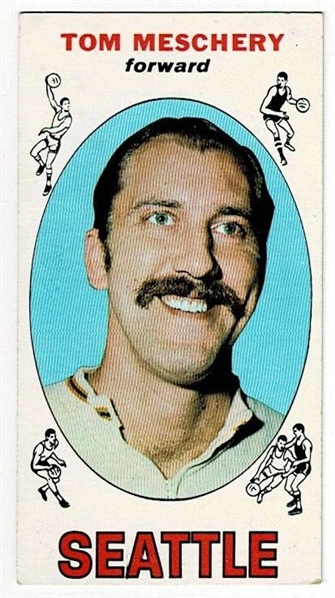 1969 Topps Basketball #19 Tom Meschery - Seattle SuperSonics
